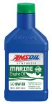 AMSOIL 10W-30 Synthetic Marine Engine Oil Quart