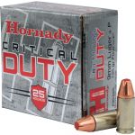 Hornady Critical Duty 9mm +P 135gr 25rds