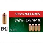Sellier & Bellot 9x18 Makarov 95gr FMJ 50rds Ammo