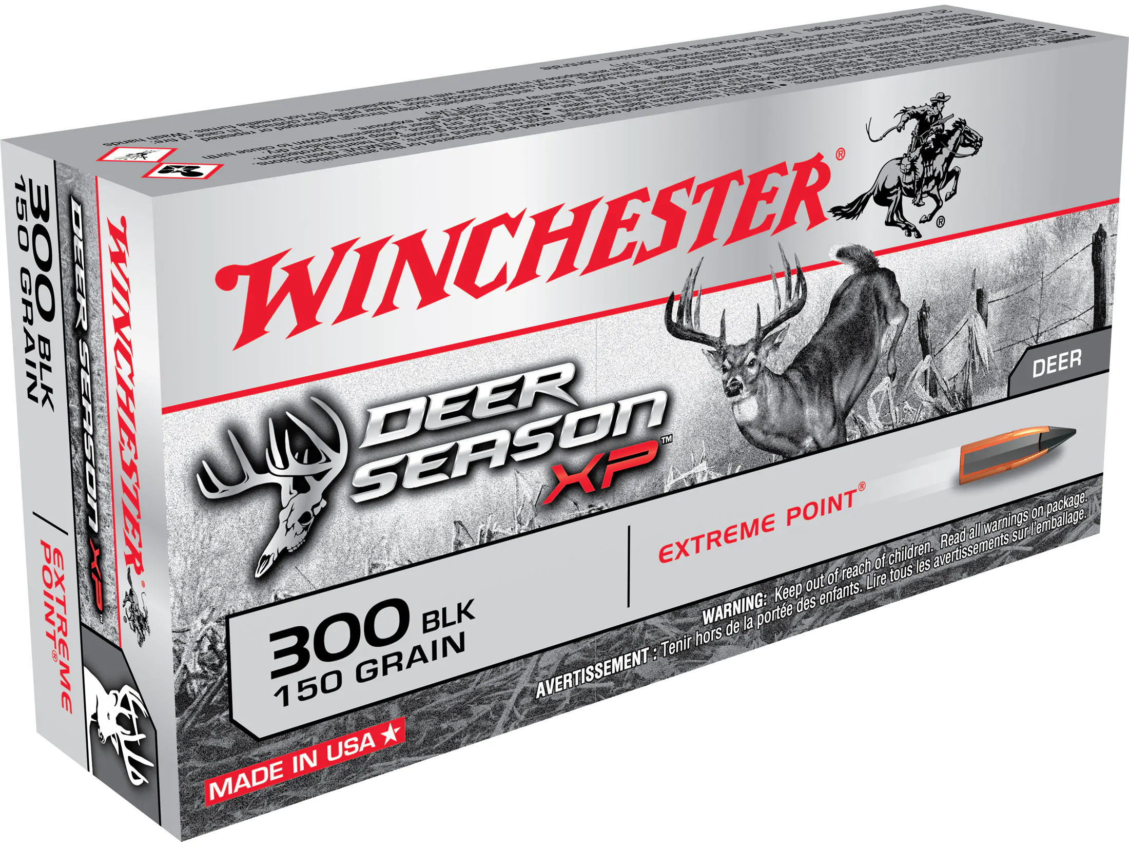 Winchester 300 AAC Blackout Deer Season XP 150gr