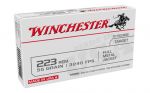 Winchester 223 Rem 55gr FMJ Target 20rds Ammo