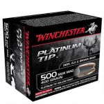 Winchester Platinum Tip 500 S&W 400gr PTHP 20rds