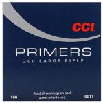 CCI No. 200 Large Rifle Primers 100 Ct